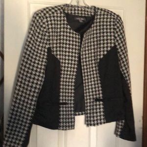 Black and white jacket